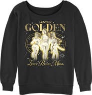 KPop Demon Hunters Junior's KPop Demon Hunters Huntrix The Golden Girls Sweatshirt