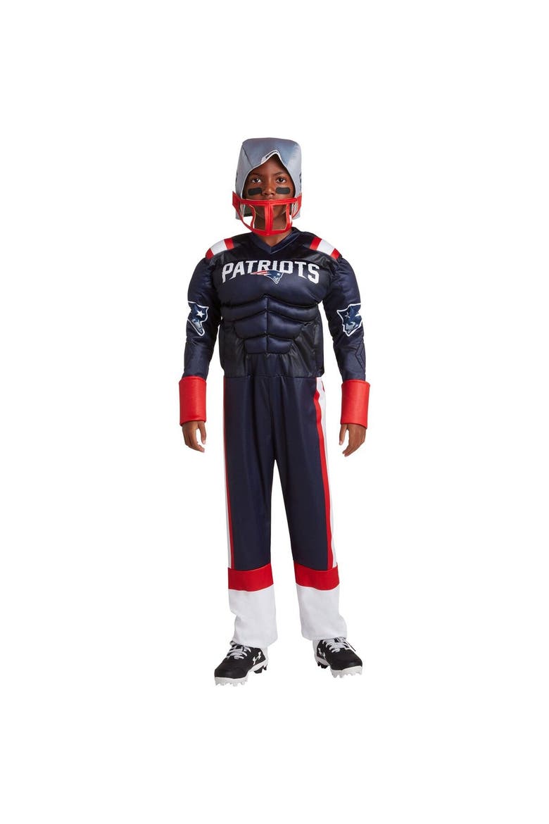 Youth Navy New England Patriots Game Day Costume, Main, color, Navy
