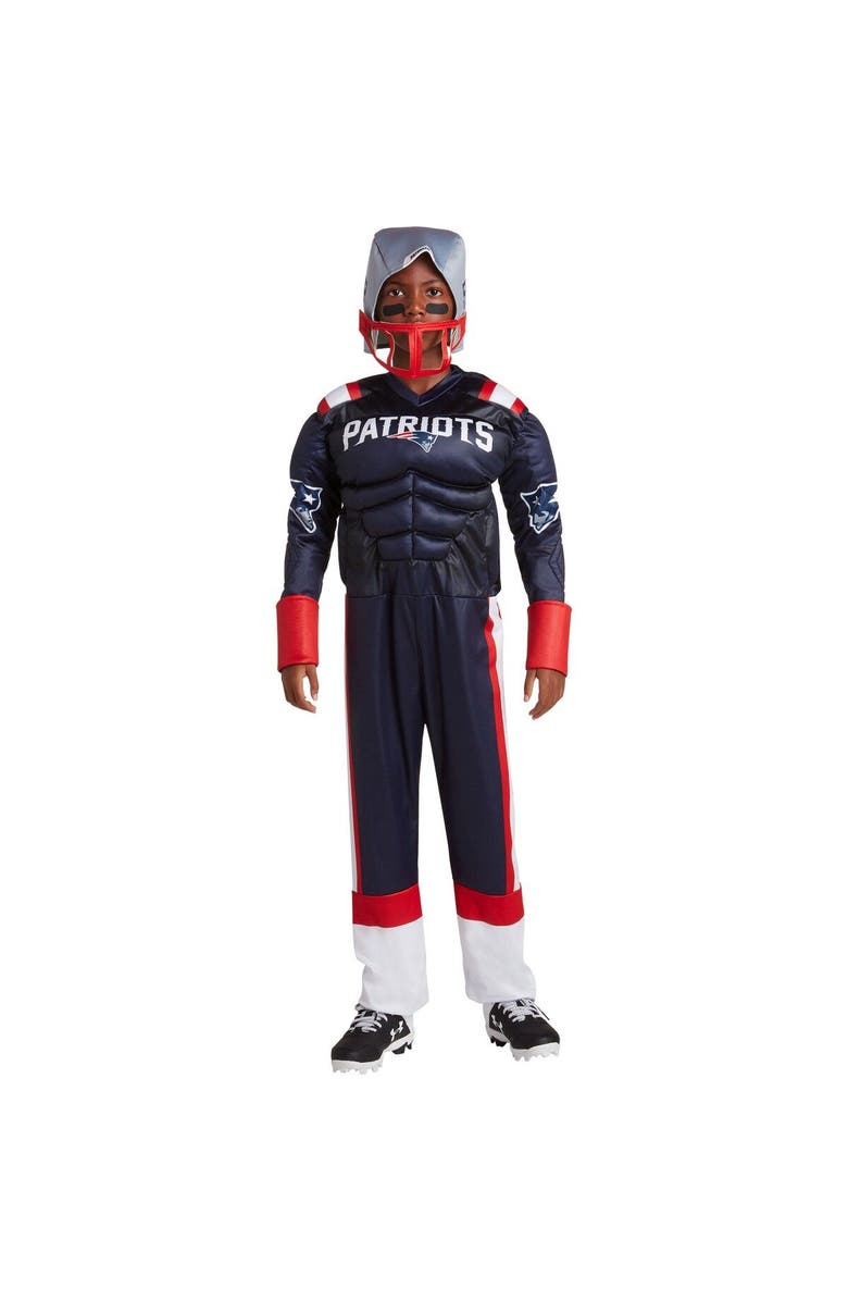 JERRY LEIGH Youth Navy New England Patriots Game Day Costume, Main, color, Navy