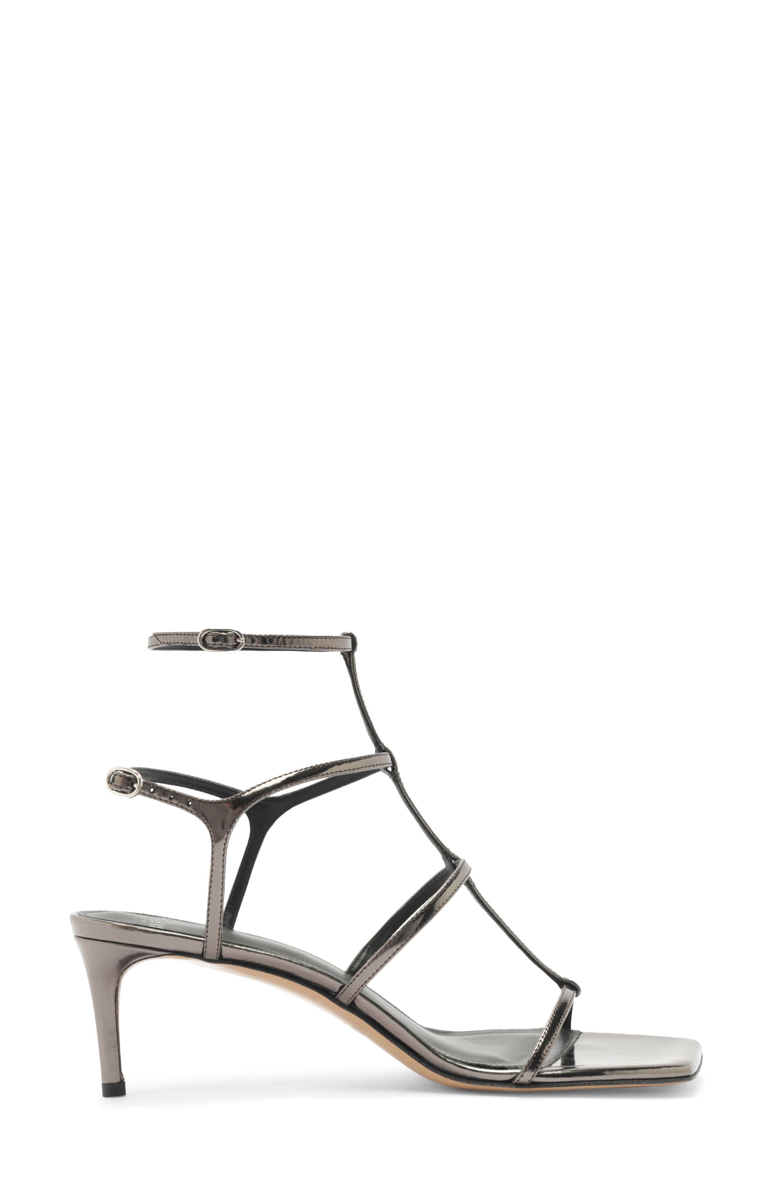 Alexandre Birman Amanda Cage Sandal, Alternate, color, Graphite