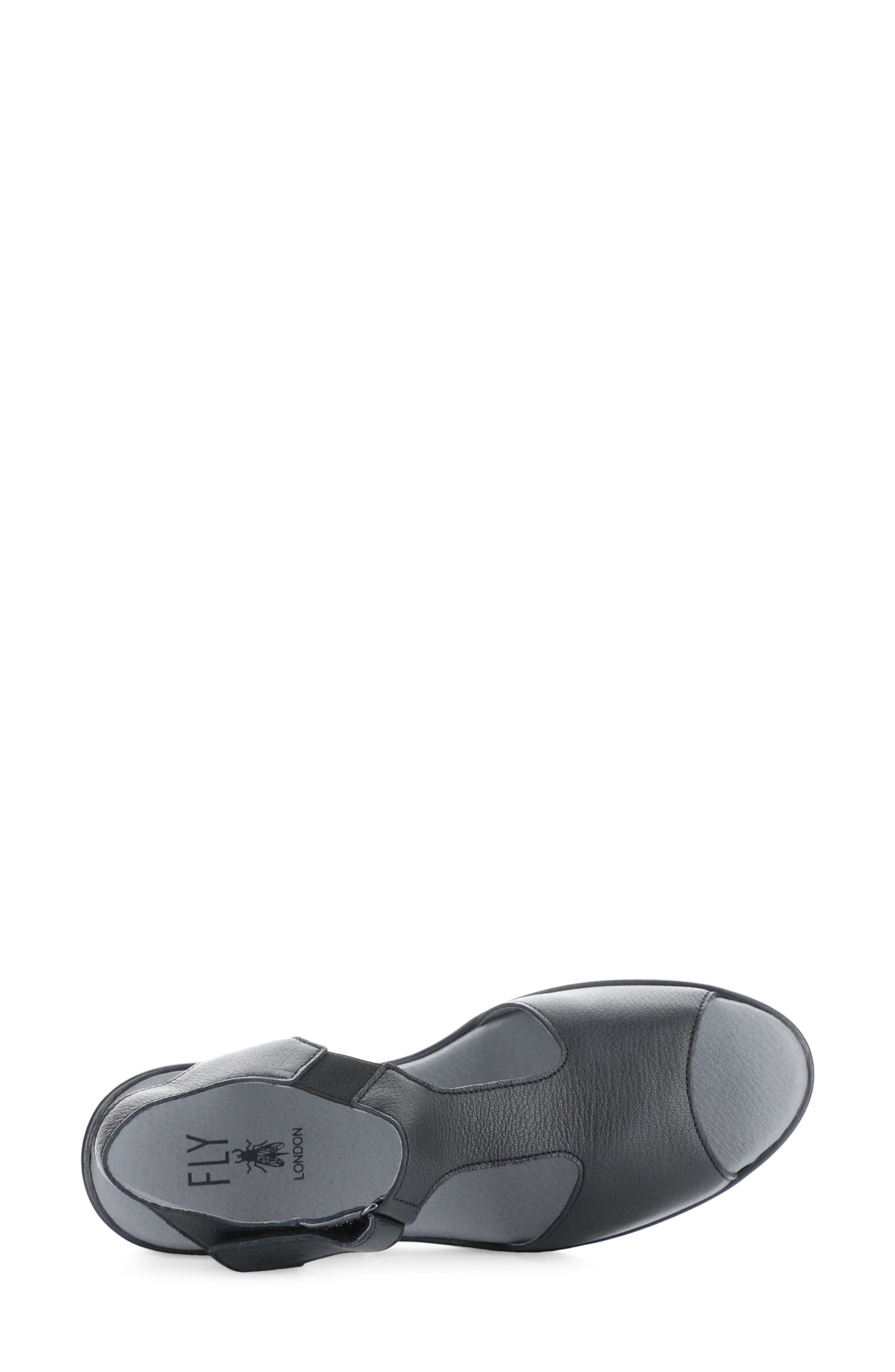 Fly London Nova Wedge Sandal, Alternate, color, 