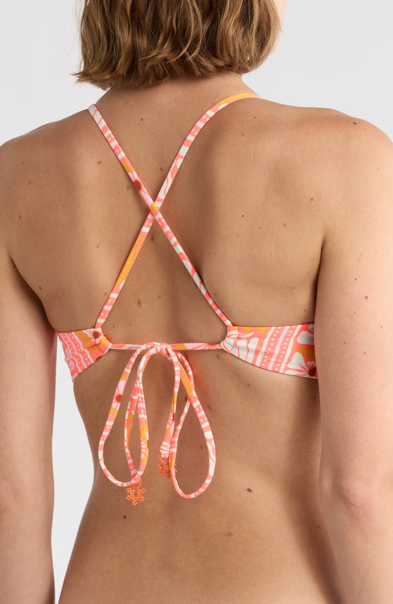Maaji Kenny Reversible Bikini Top, Alternate, color, Orange