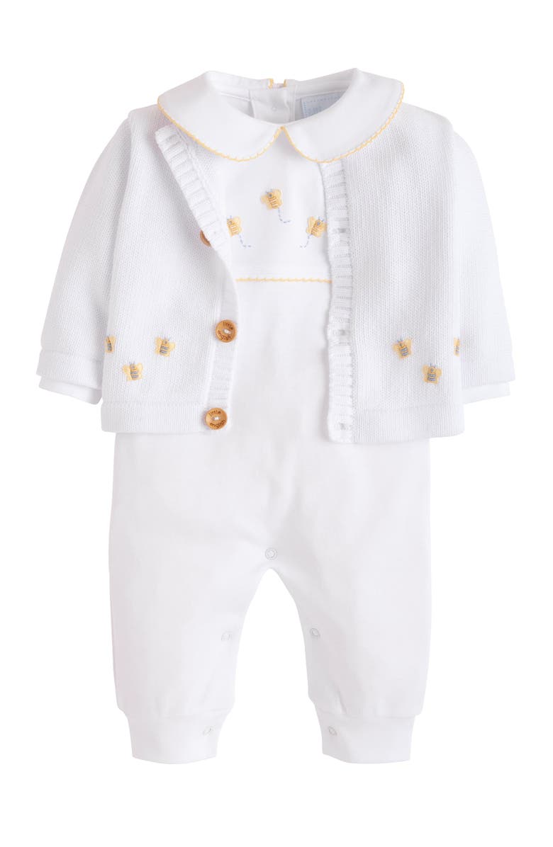 Little English Kids' Crochet Cardigan, Alternate, color, Bee