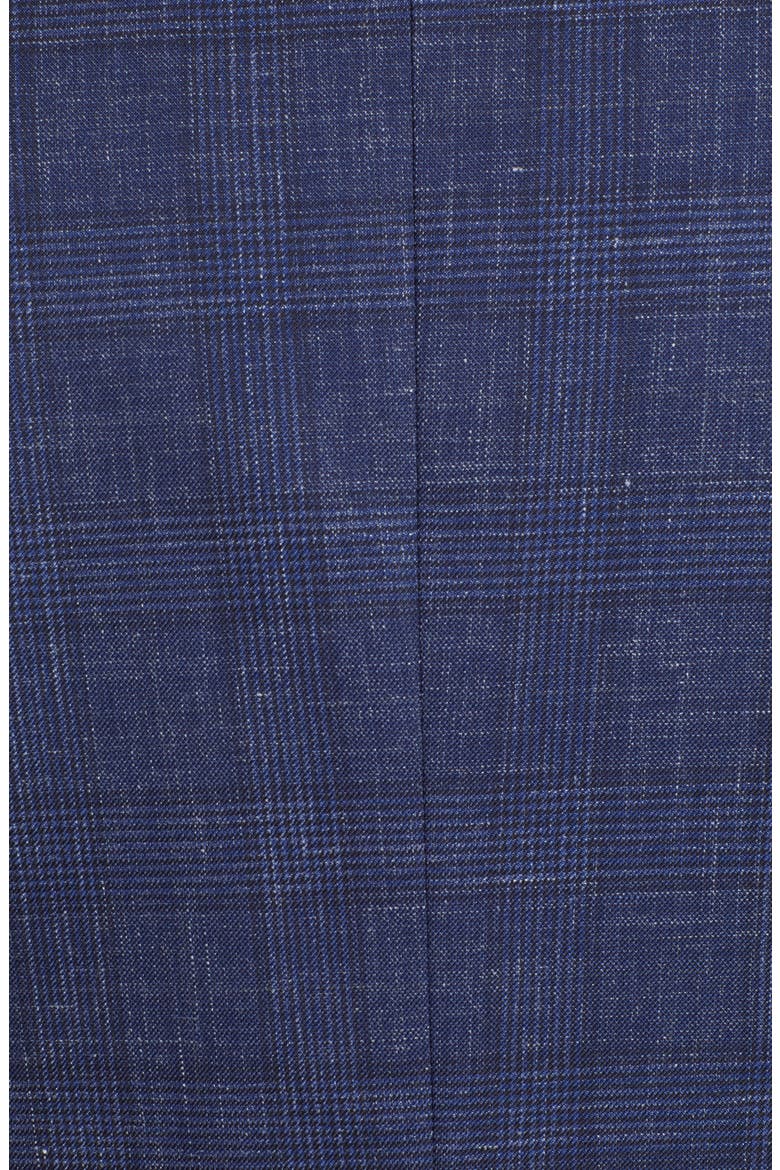 Classic Fit Plaid Wool Sport Coat, Alternate, color, NAVY