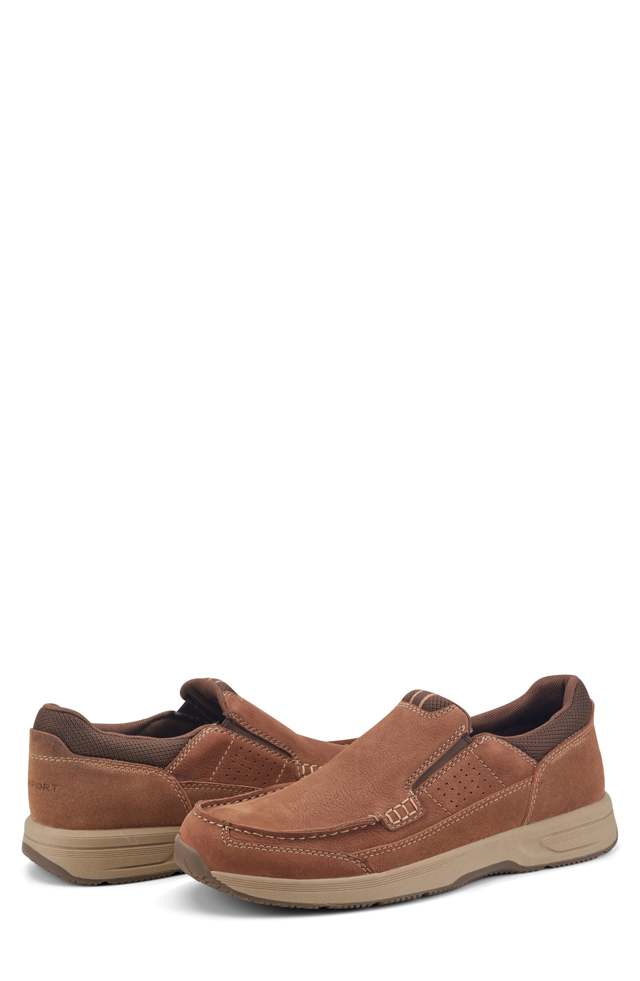 Rockport Atwell Slip-On Shoe, Alternate, color, Medium Natural