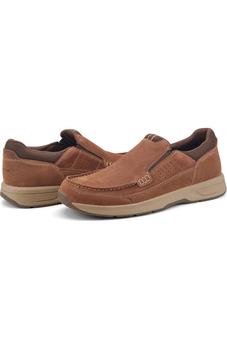Rockport Atwell Slip-On Shoe, Alternate, color, Medium Natural