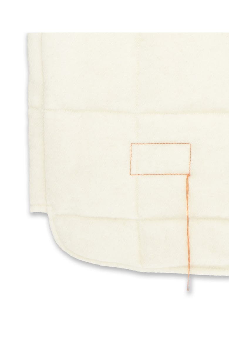 Fortela Wool Vest Jacket, Alternate, color, White