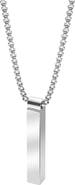 GEOFFREY BEENE Men's Vertical Bar Pendant Necklace