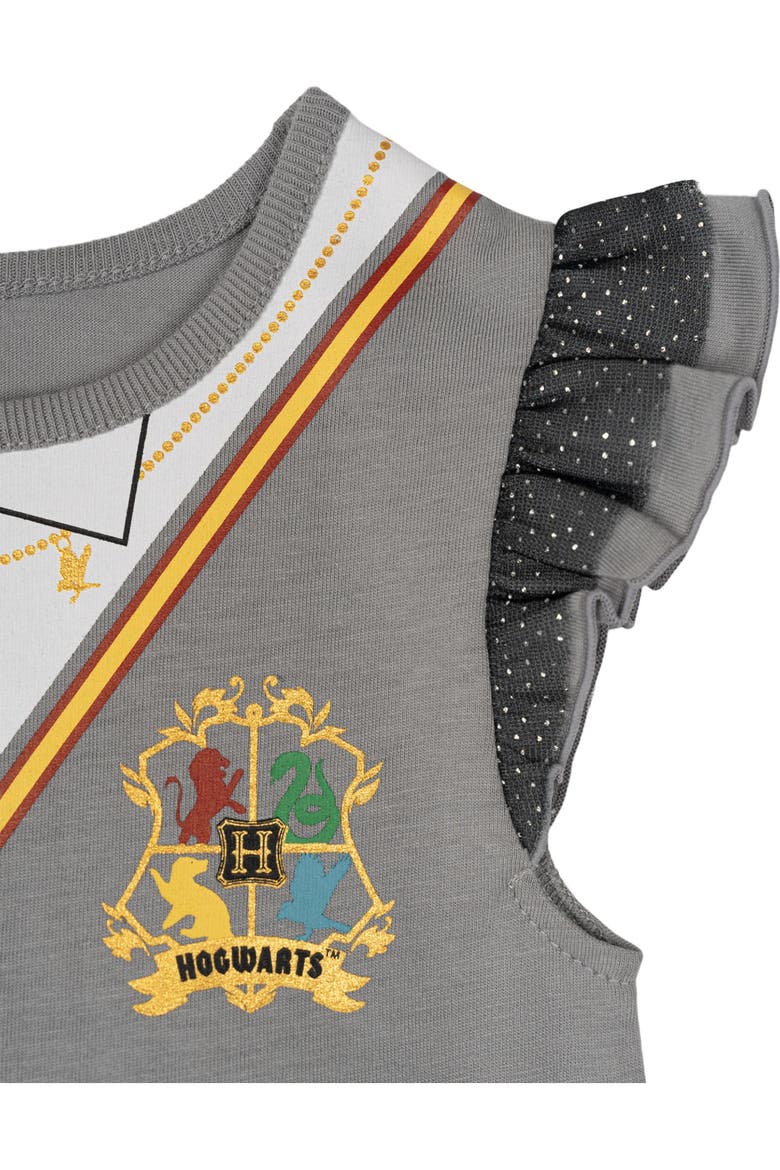 Hermione Tutu Dress and Cape Set, Alternate, color, Charcoal and Black