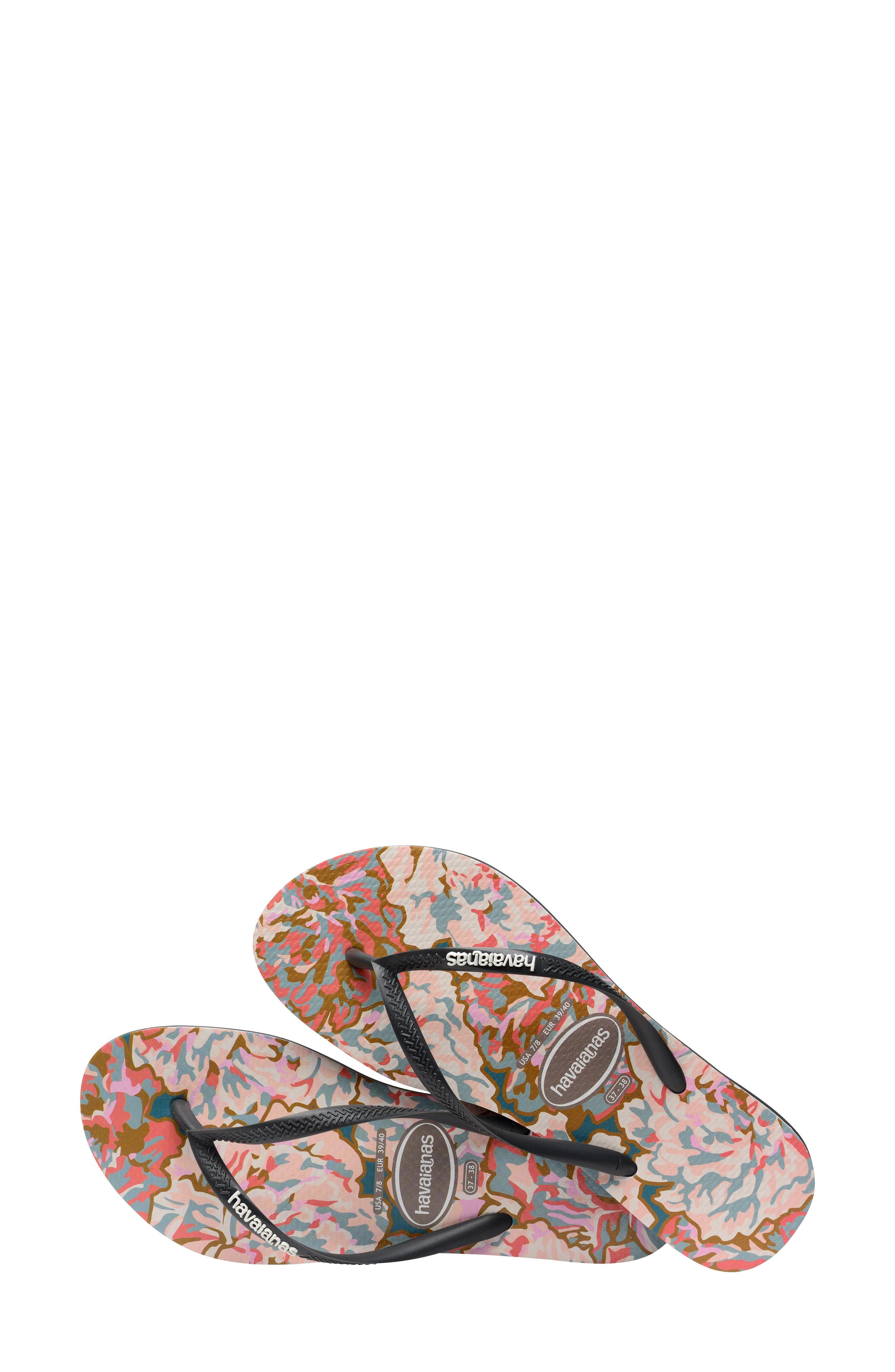 Havaianas Slim Petals Flip Flop, Alternate, color, 