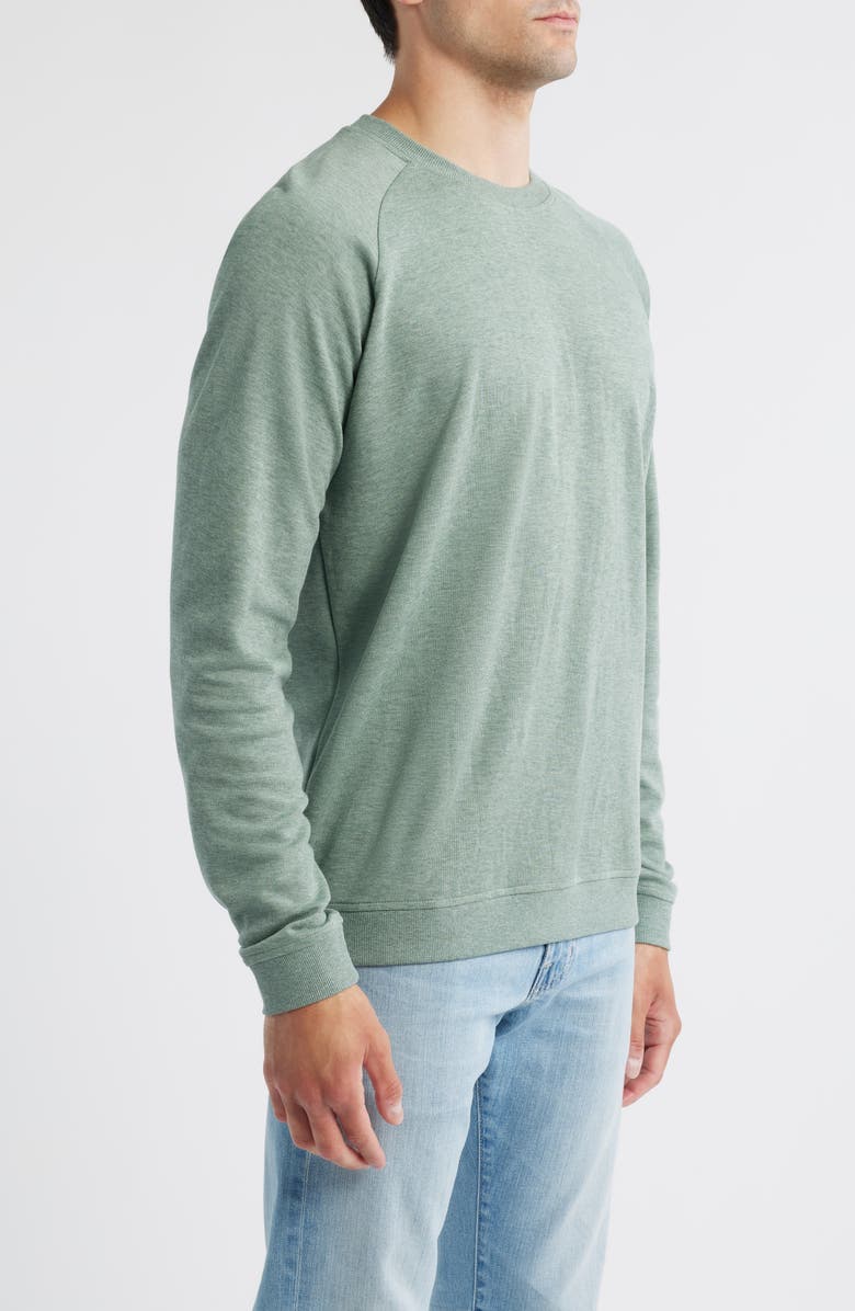 Peter Millar Crown Comfort Piqué Sweatshirt, Alternate, color, Basil
