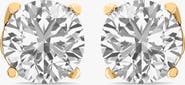 SEREIA OFFICIAL 14K Gold Halo Lab Diamond 2 Carats Earrings