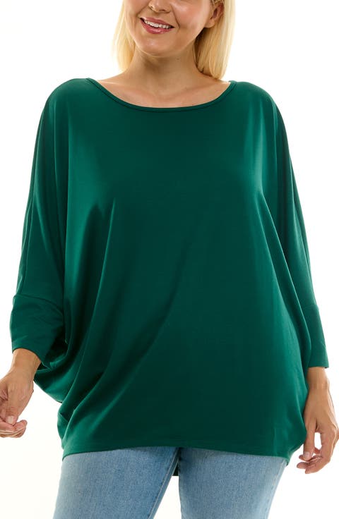 Dolman Sleeve Tunic (Plus)