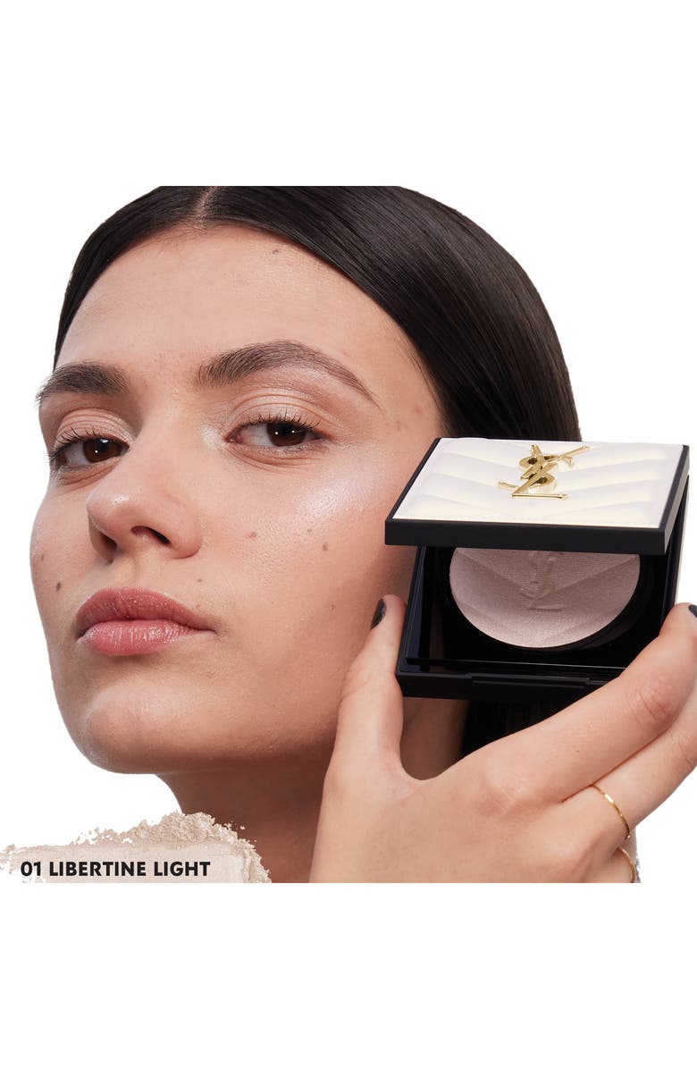Yves Saint Laurent All Hours Hyper Luminize Highlighting Powder, Alternate, color, 01 Libertine Light