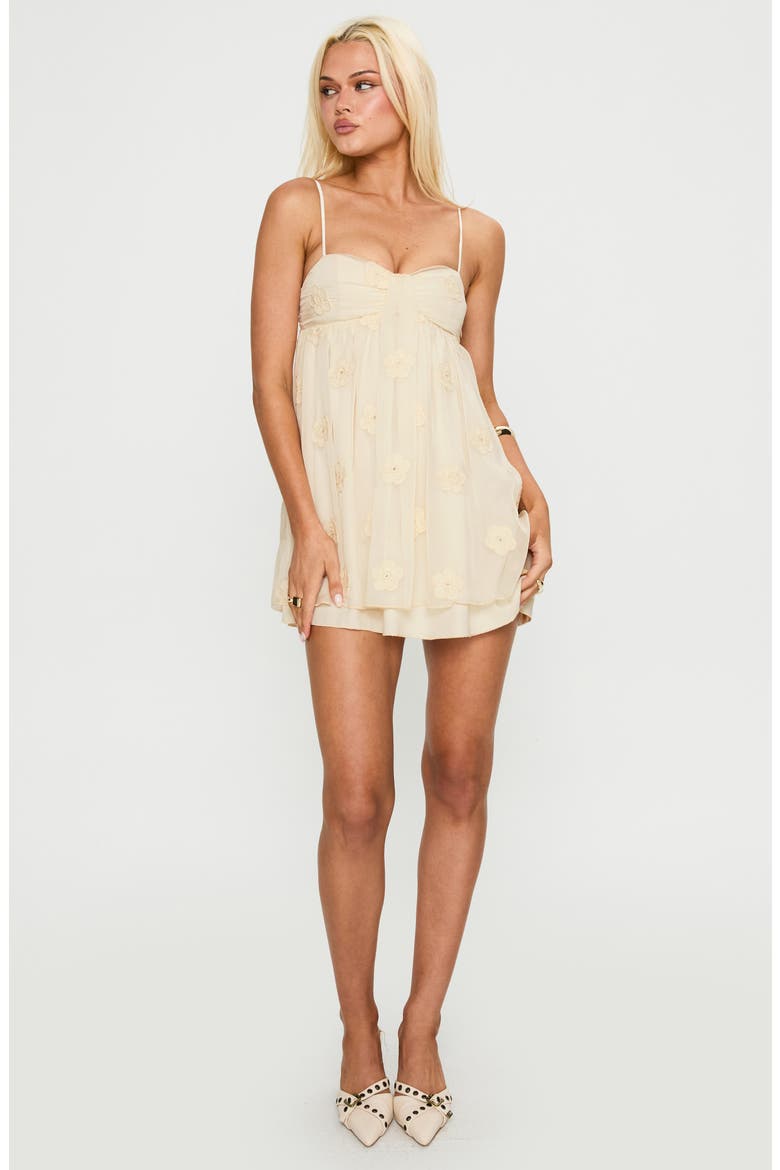 Sparks Fly Sleeveless Minidress, Alternate, color, CREAM