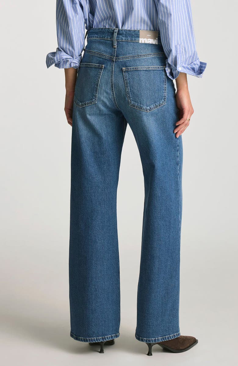 Mavi Jeans Florida High Waist Wide Leg Jeans, Alternate, color, 