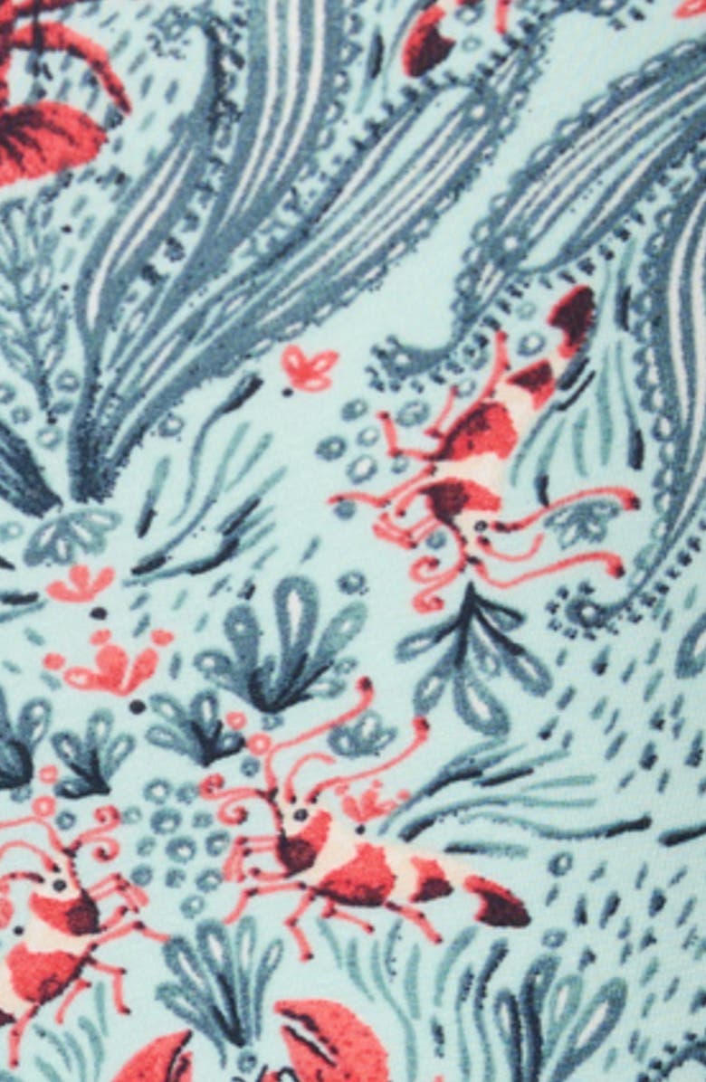 SAXX Smooth Luxe Micro Modal Boxer Briefs, Alternate, color, Lobster Flourish-Mnt