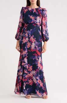 Eliza J Long Sleeve Maxi Dress