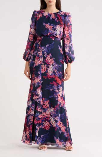Eliza J Long Sleeve Maxi Dress