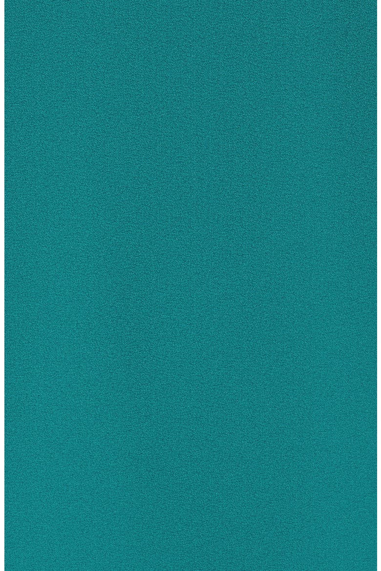 Kinsey V-Neck Crepe Shift Dress, Alternate, color, JADE