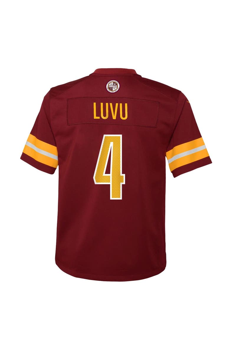 Nike Youth Nike Frankie Luvu Burgundy Washington Commanders Team Game Jersey, Alternate, color, Burgundy