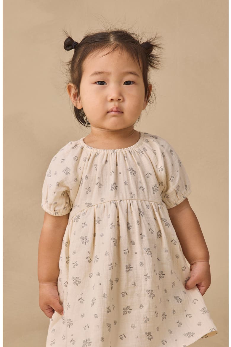 Bella Winter Berry Organic Cotton Dress & Bloomers Set, Alternate, color, NATURAL