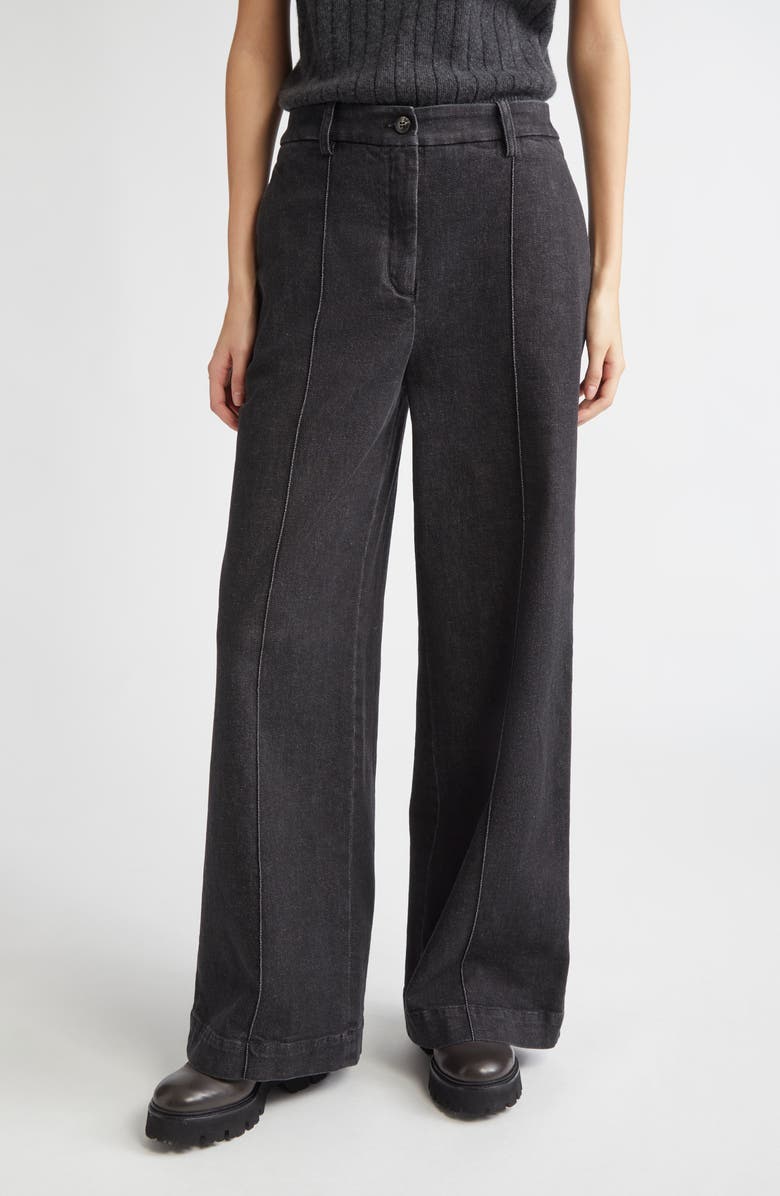 Eleventy Flare Leg Jeans, Main, color, 168 Carbon