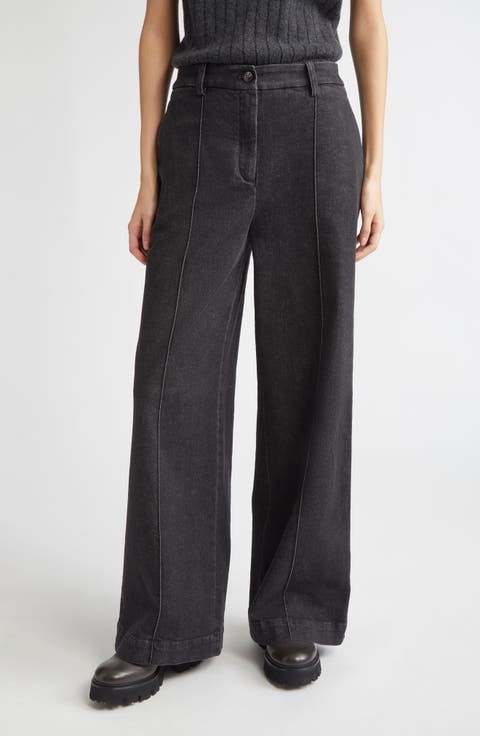 Flare Leg Jeans (Carbon)