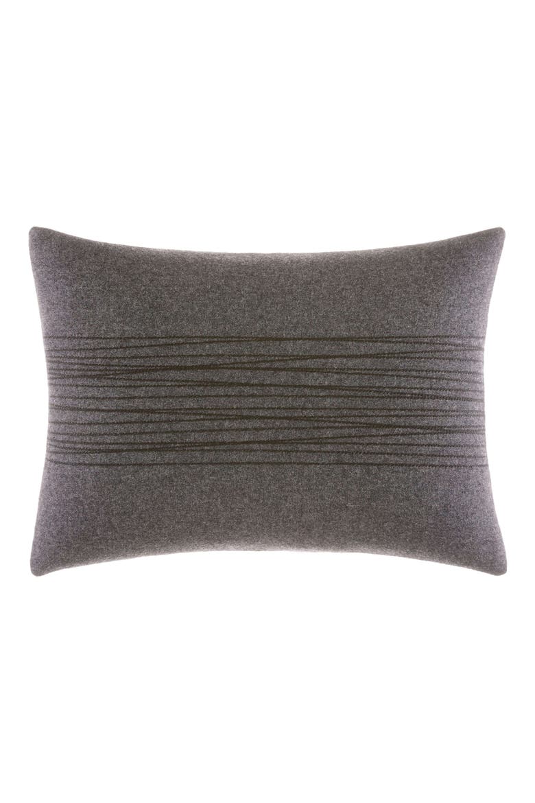 Burnished Quartz Thick Stitch Accent Pillow, Main, color, CHARCOAL
