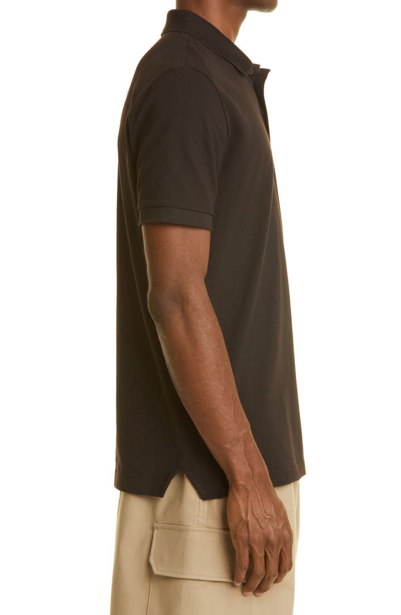Bottega Veneta Short Sleeve Cotton Piqué Men's Polo, Alternate, color, 
