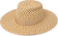 Eric Javits Cannes II Wide Brim Woven Fedora