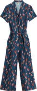 Seasalt Cornwall Treen Cove Floral Linen Jumpsuit