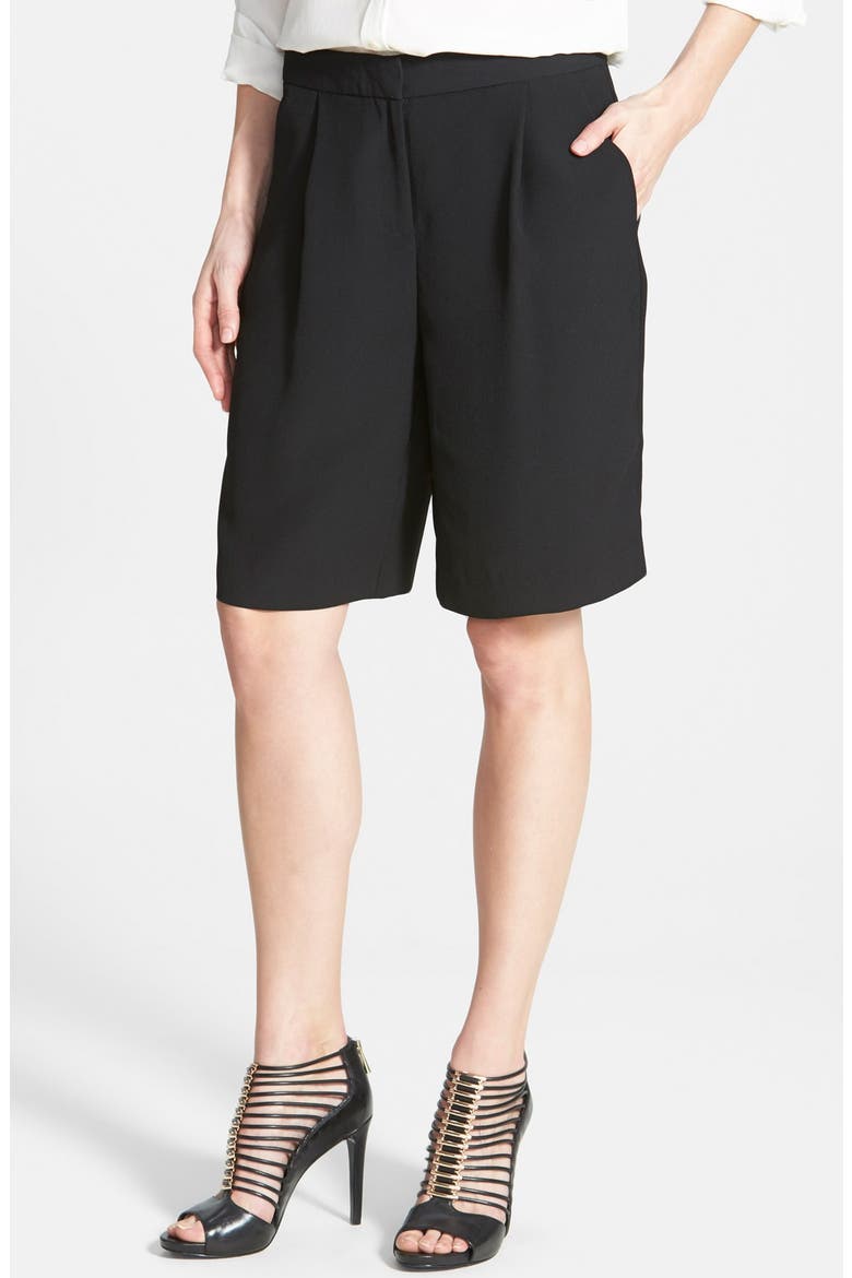 Soft Bermuda Shorts, Main, color, RICH BLACK