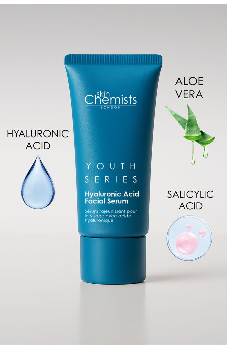 SKINCHEMISTS Youth Series 1.5% Hyaluronic Acid Facial Serum 30ml, Alternate, color, White