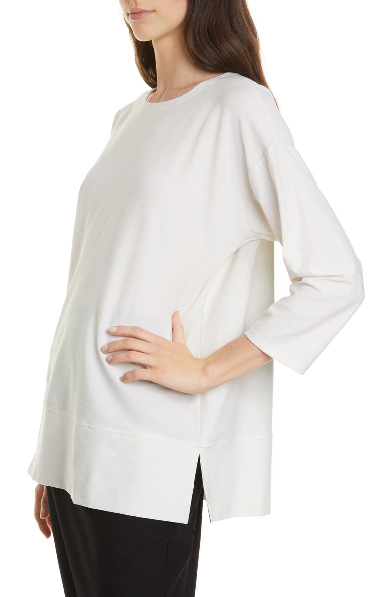 Eileen Fisher Bracelet Sleeve Tunic, Alternate, color,