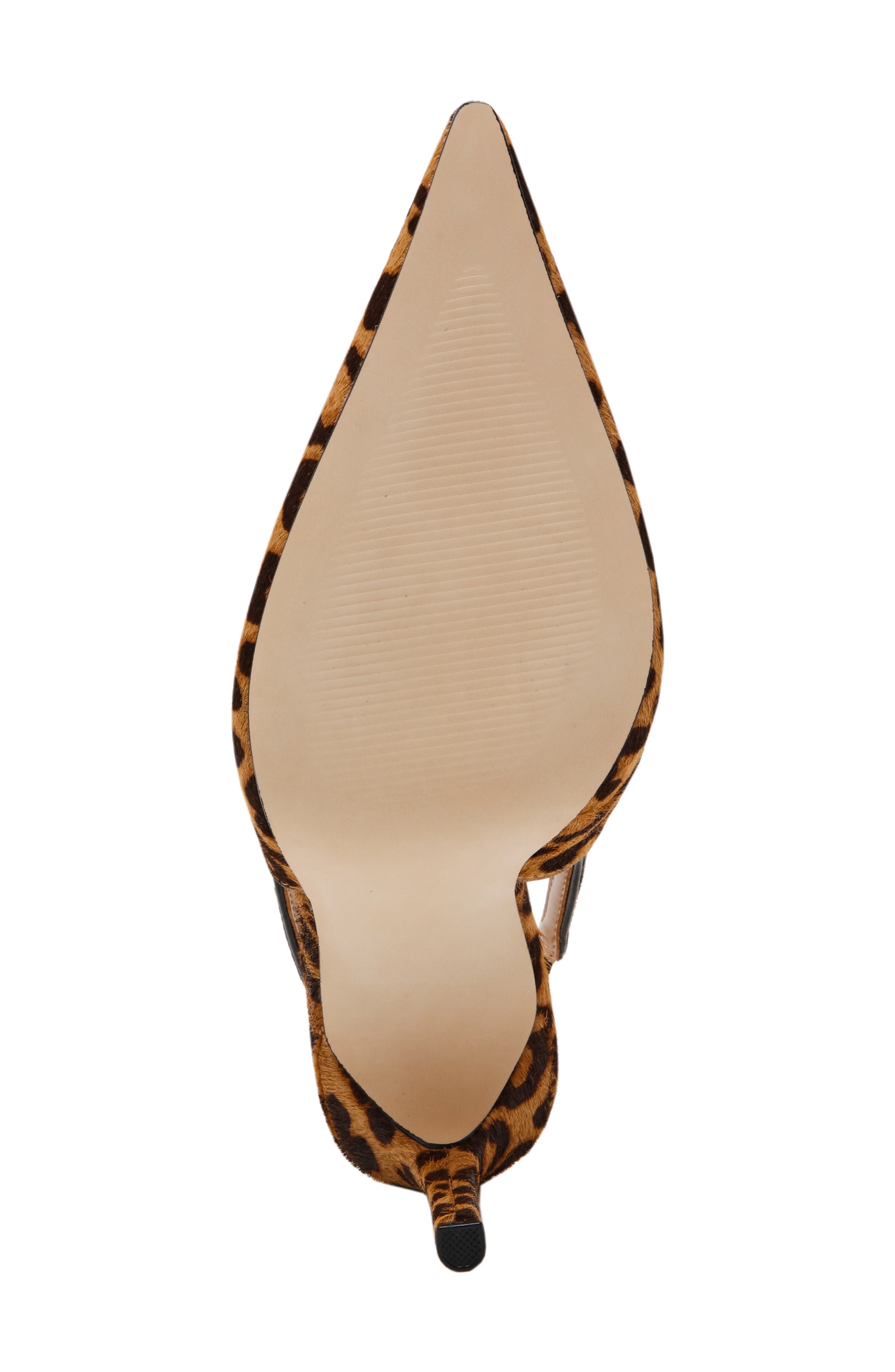 Reyes Pointed Toe Slingback Sandal, Alternate, color, LEOPARD