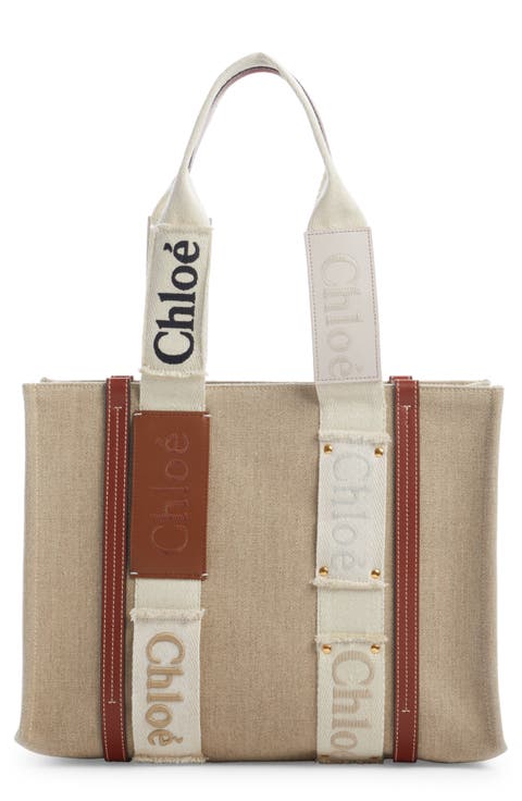 Medium Woody Mixed Media Tote