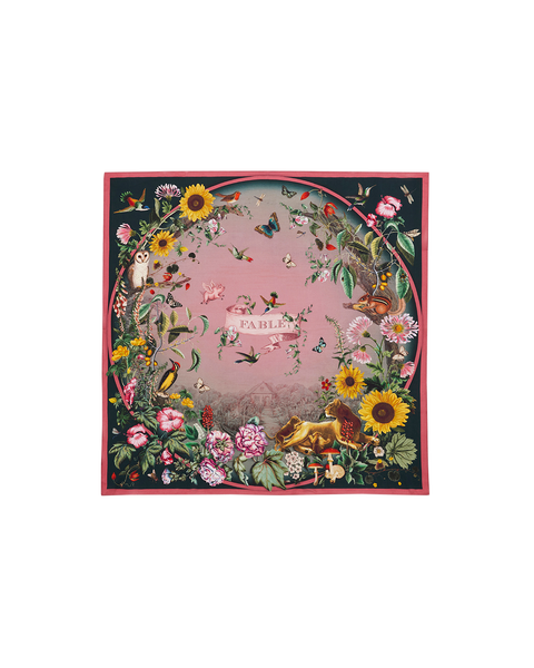 Circe Narrative Silk Blend Square Scarf