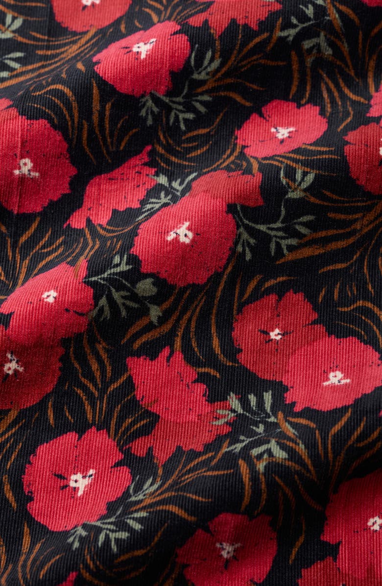 Seasalt Cornwall Forest View Organic Cotton Corduroy A-Line Skirt, Alternate, color, Grass Meadow Maritime