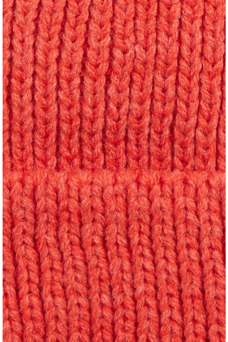 Cuff Beanie, Alternate, color, RED TOMATO