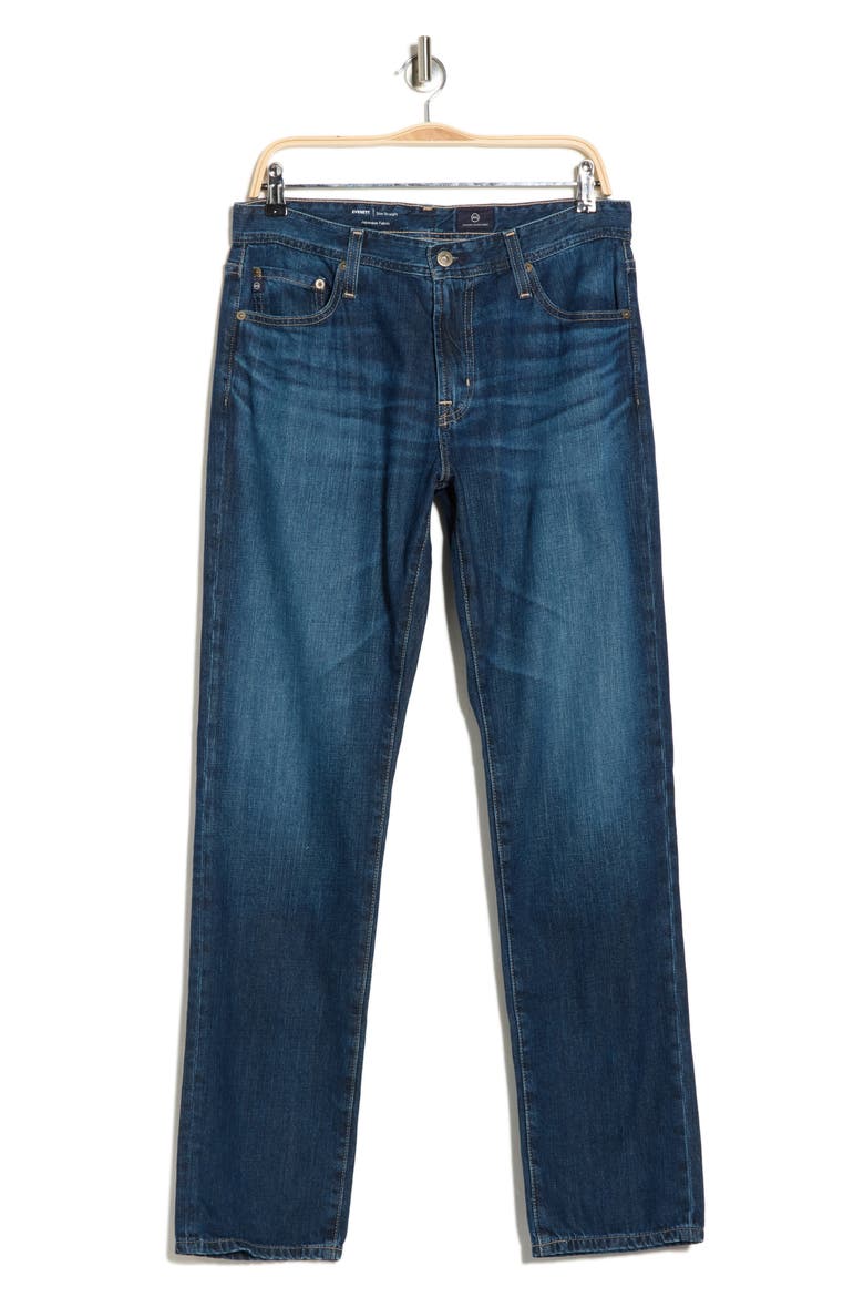 Everett Slim Straight Leg Jeans, Alternate, color, OXFORD BLUE