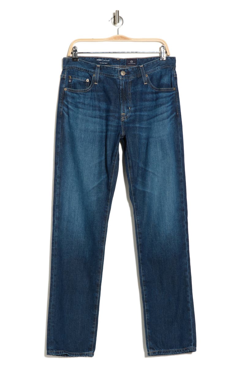 AG Everett Slim Straight Leg Jeans, Alternate, color, Oxford Blue