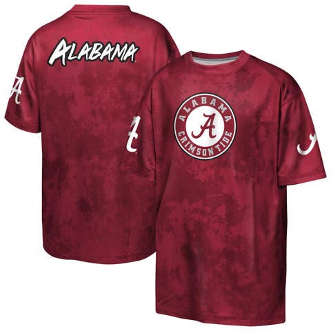 Youth Outerstuff Crimson Alabama Crimson Tide Off-Side Sublimated T-Shirt