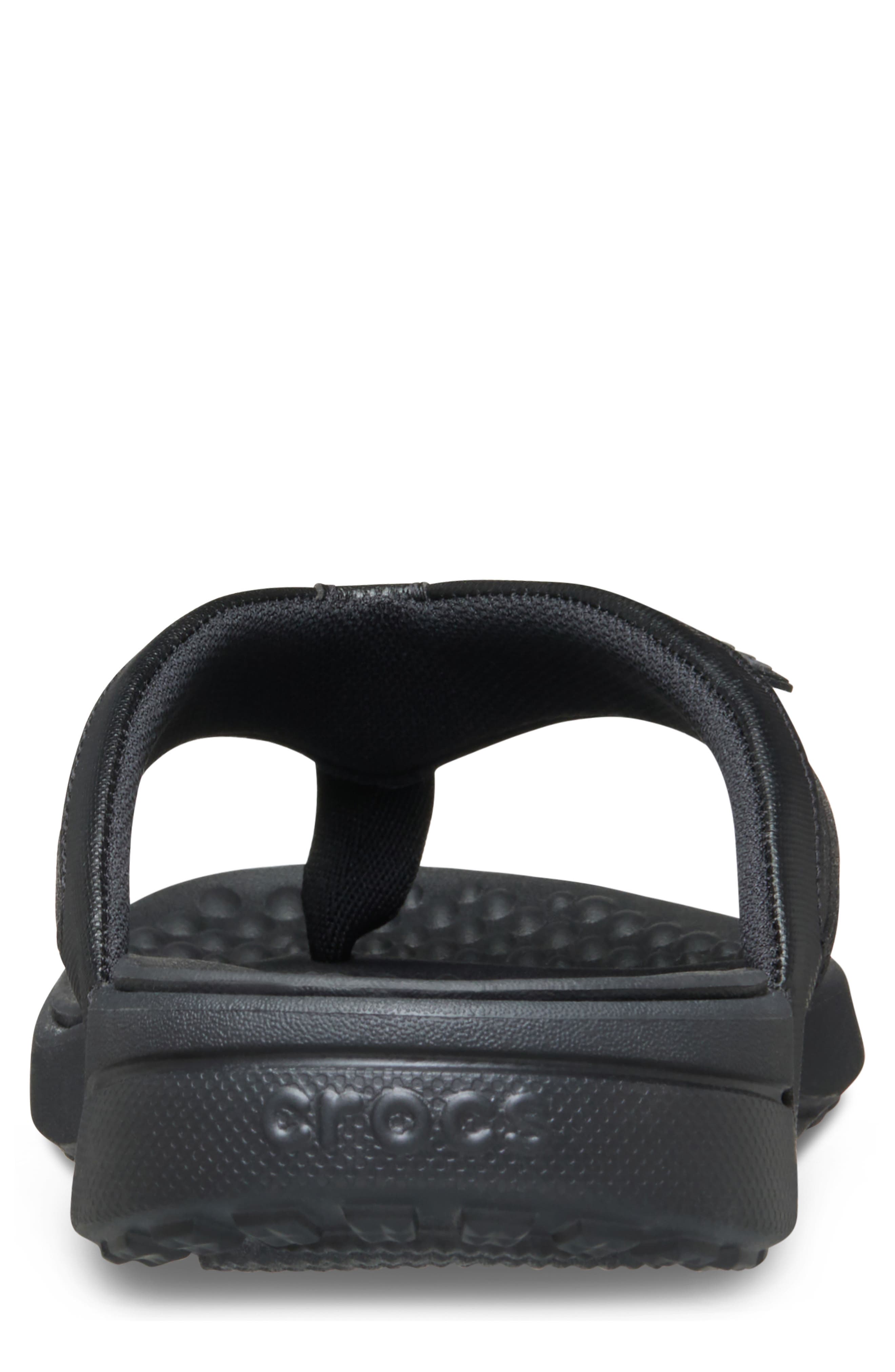 CROCS Yukon Sport Flip Flop, Alternate, color, Black/ Slate Grey