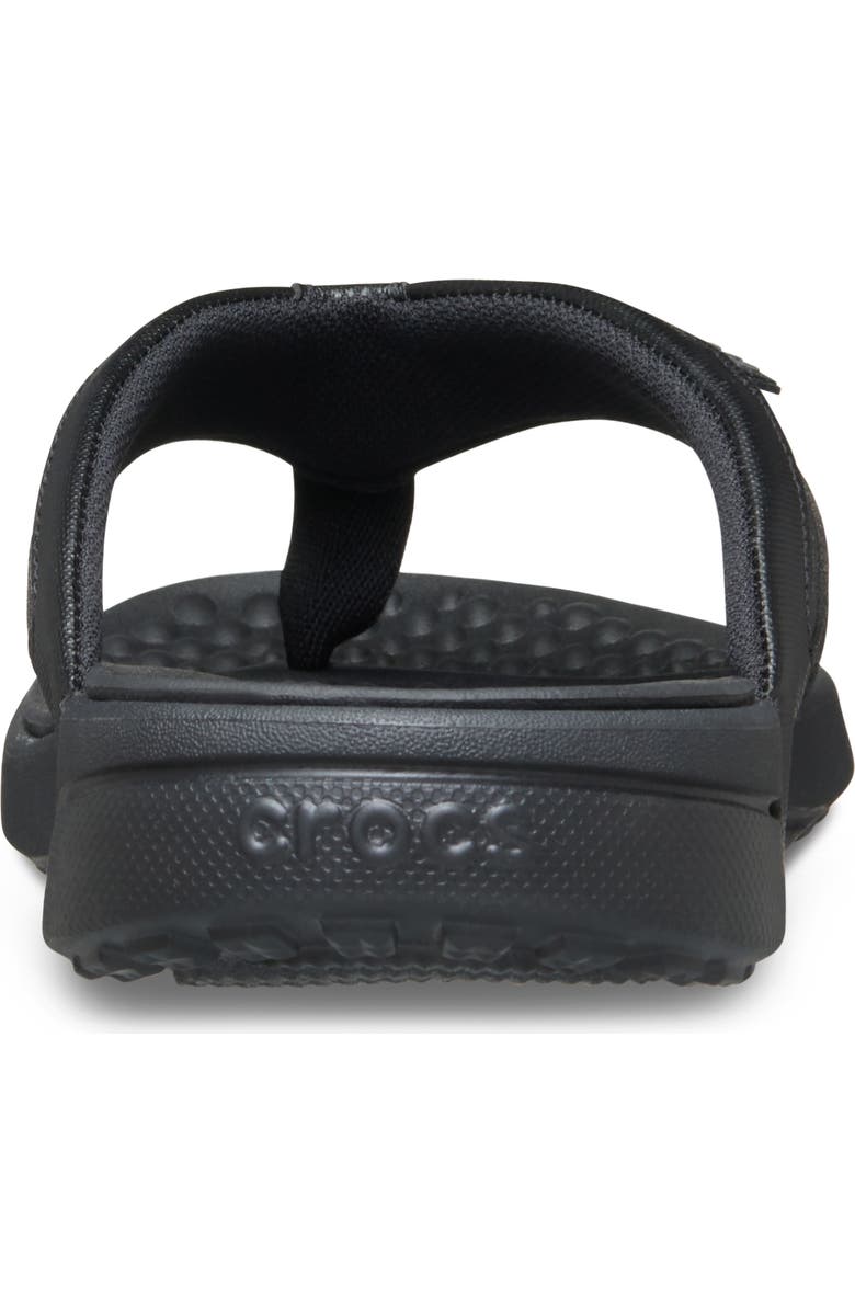 CROCS Yukon Sport Flip Flop, Alternate, color, Black/ Slate Grey