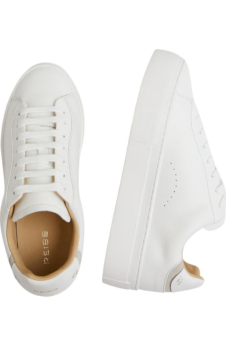 Reiss Francesca Platform Sneaker, Alternate, color, White