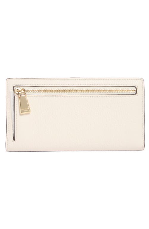 Kate Spade New York Taylor Pebbled Leather Slim Wallet In Multi