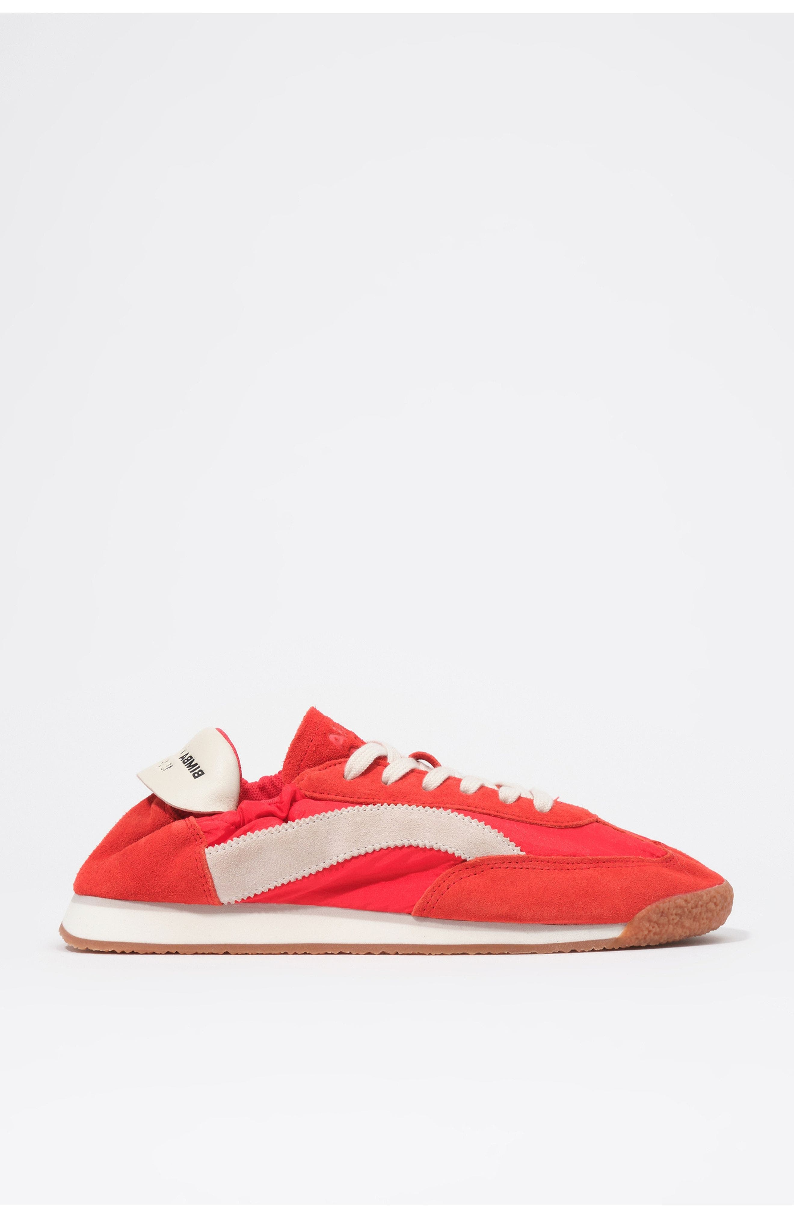Suede Nylon 13 06 Sneaker, Main, color, RED