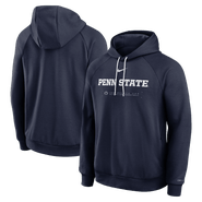 Nike Men's Nike Navy Penn State Nittany Lions 2025 Courtside Basketball Practice Raglan Dri-FIT Hoodie