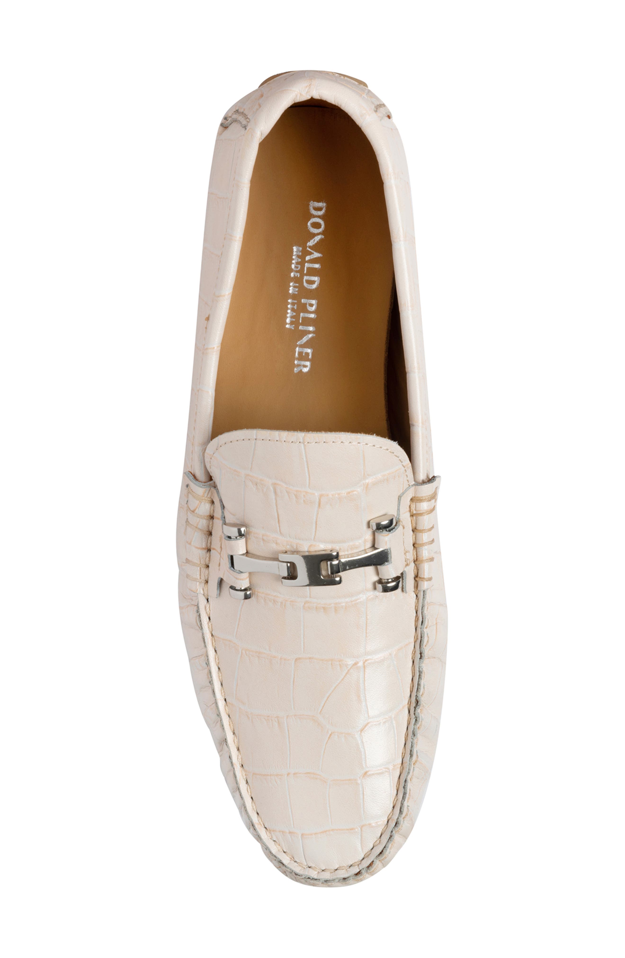 Donald Pliner Basilio Driving Shoe, Alternate, color, Ice